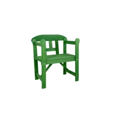 Garden Bench Emy, Transilvan, 1 Person, Solid Wood, 71x81x45 cm, Green