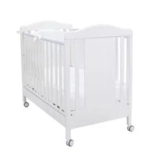 Baby Bed, BabyDreams, Clasico, Drawer, Solid Wood, Italian Design, 133x71x106 cm, White 
