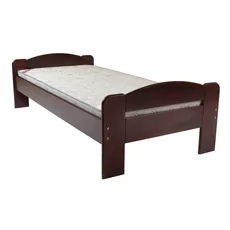 Single Bed Dumbo, Transilvan, Solid Wood, Model 2/2, 90x200 cm, Cherry