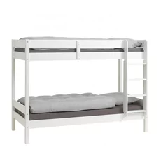 Bunk Bed Sally, Transilvan, Solid Wood, 90x200 cm, White